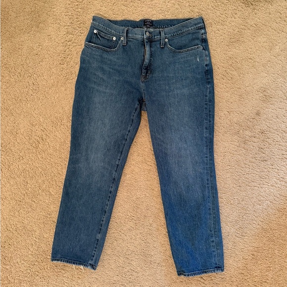 J. Crew Slim Boyfriend Cropped Jeans - Picture 1 of 3
